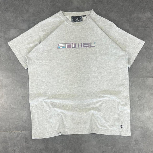 Animal 2000s Print graphic logo T shirt