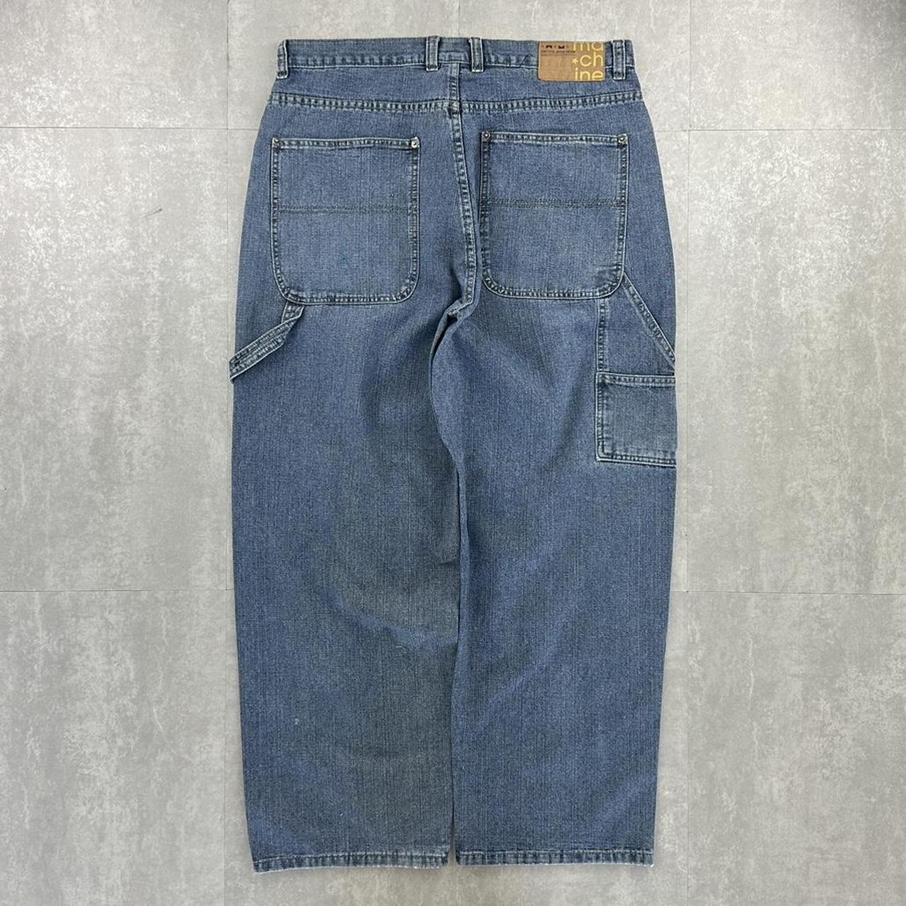 Machine grunge jeans 2000s spellout carpenter jeans