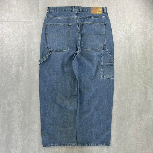 Machine grunge jeans 2000s spellout carpenter jeans