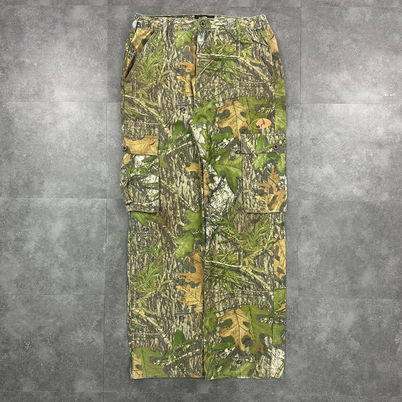 Realtree camo Mossy oak 2000s dungaree workwear cargo trousers