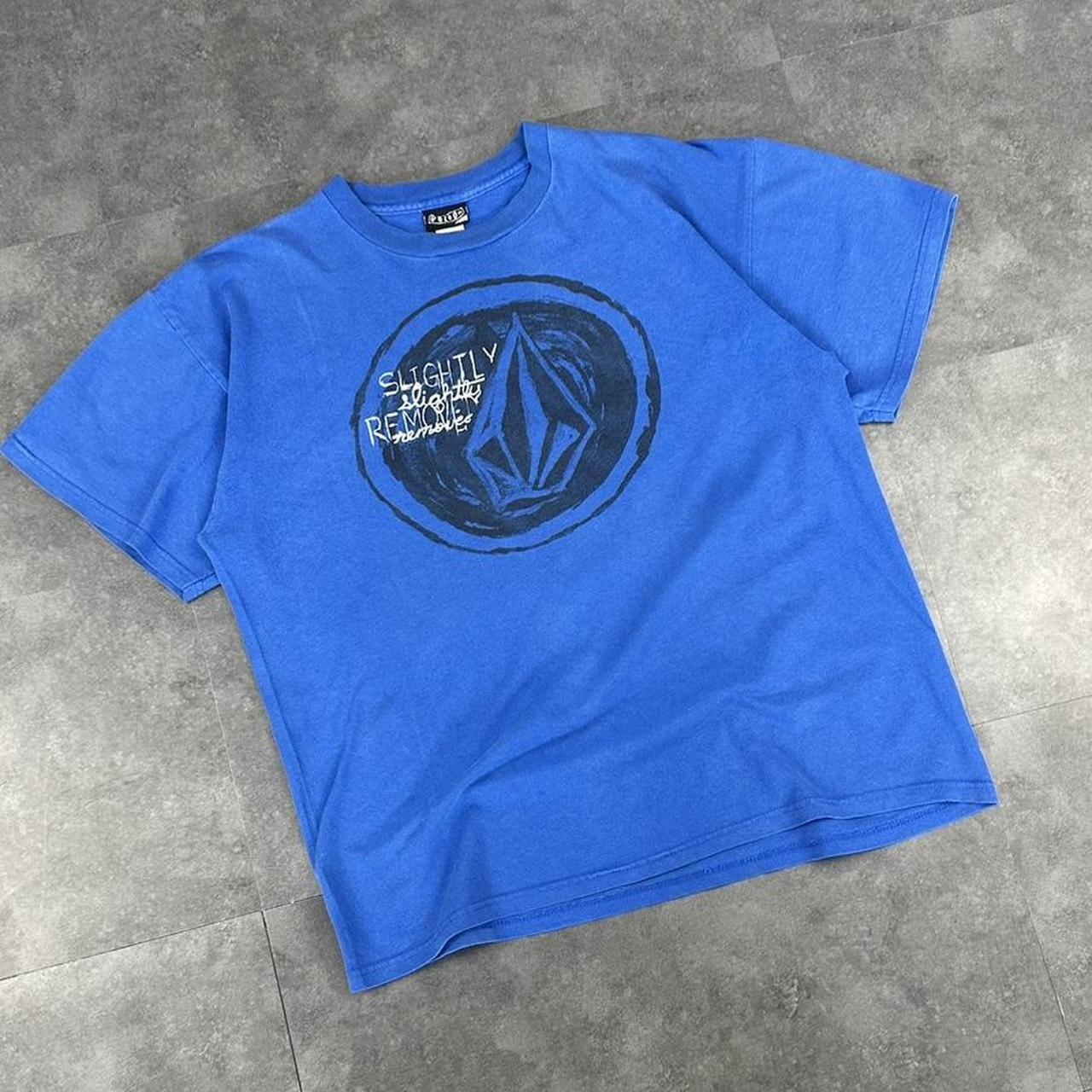 Volcom T 2000s Y2K logo print design