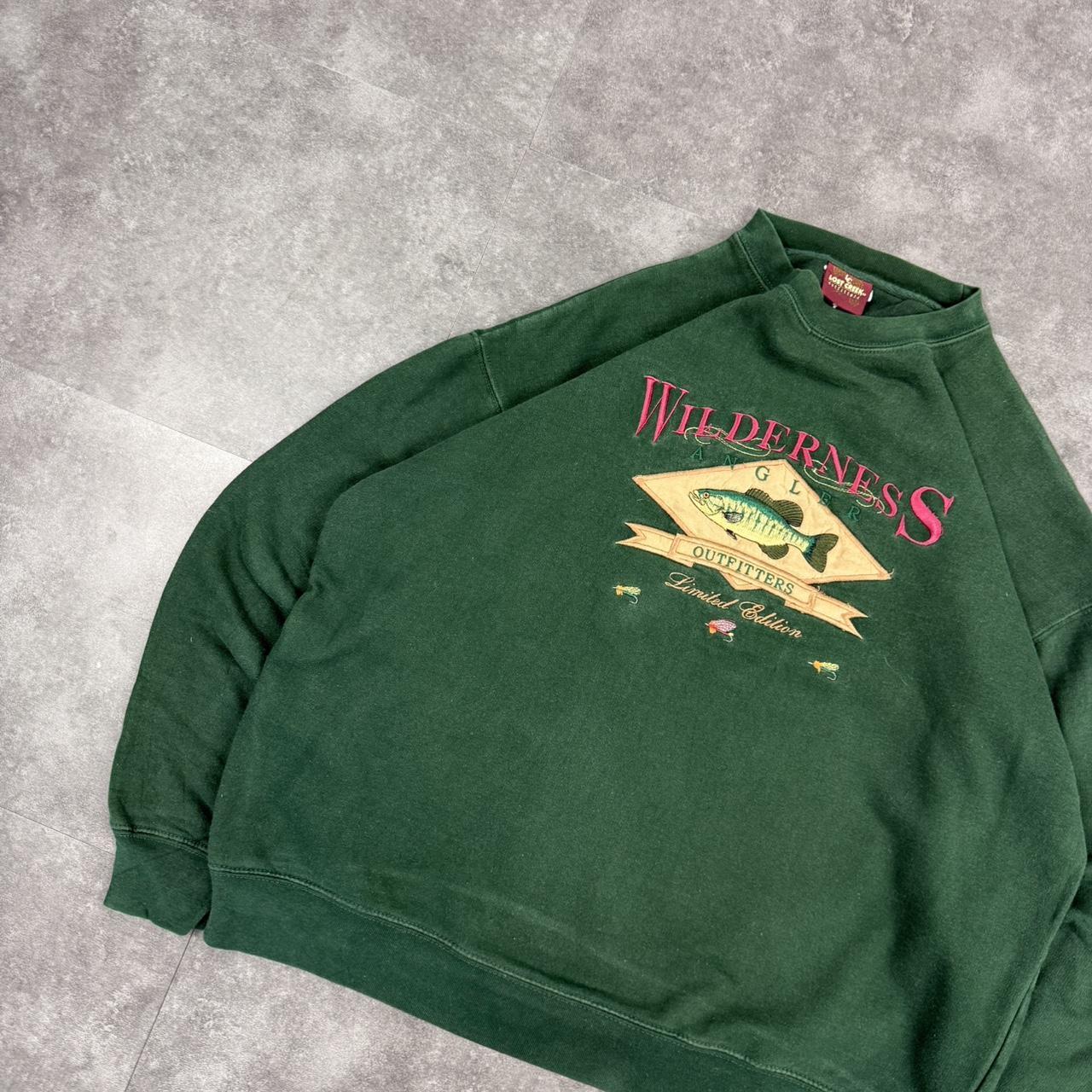 Vintage Lost Creak 90s wilderness embroidered sweatshirt