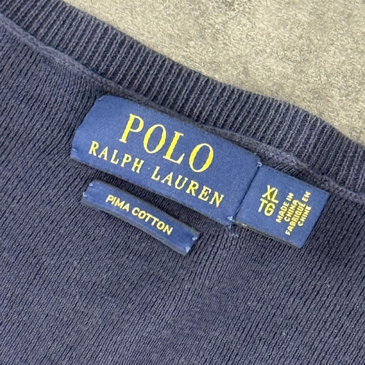 Polo Ralph Lauren 2000’s v neck knit jumper