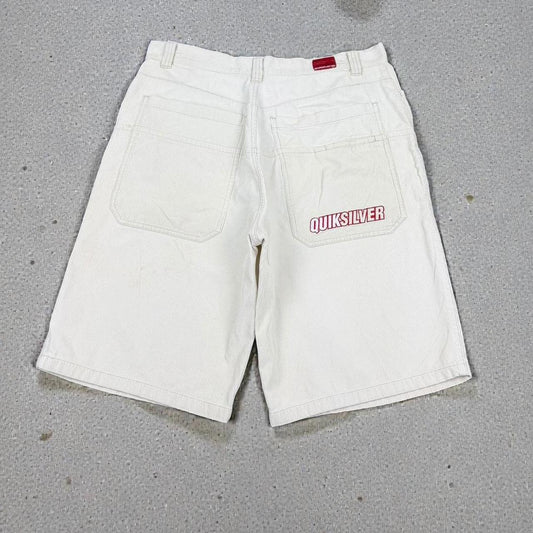 Rare Quiksilver Vintage chord Y2K Surfwear board shorts cargo shorts
