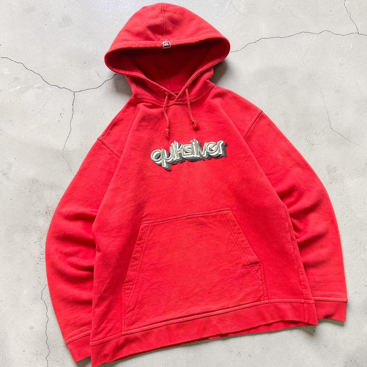 Quiksilver Vintage Y2K Surfwear 2000s spellout hoodie