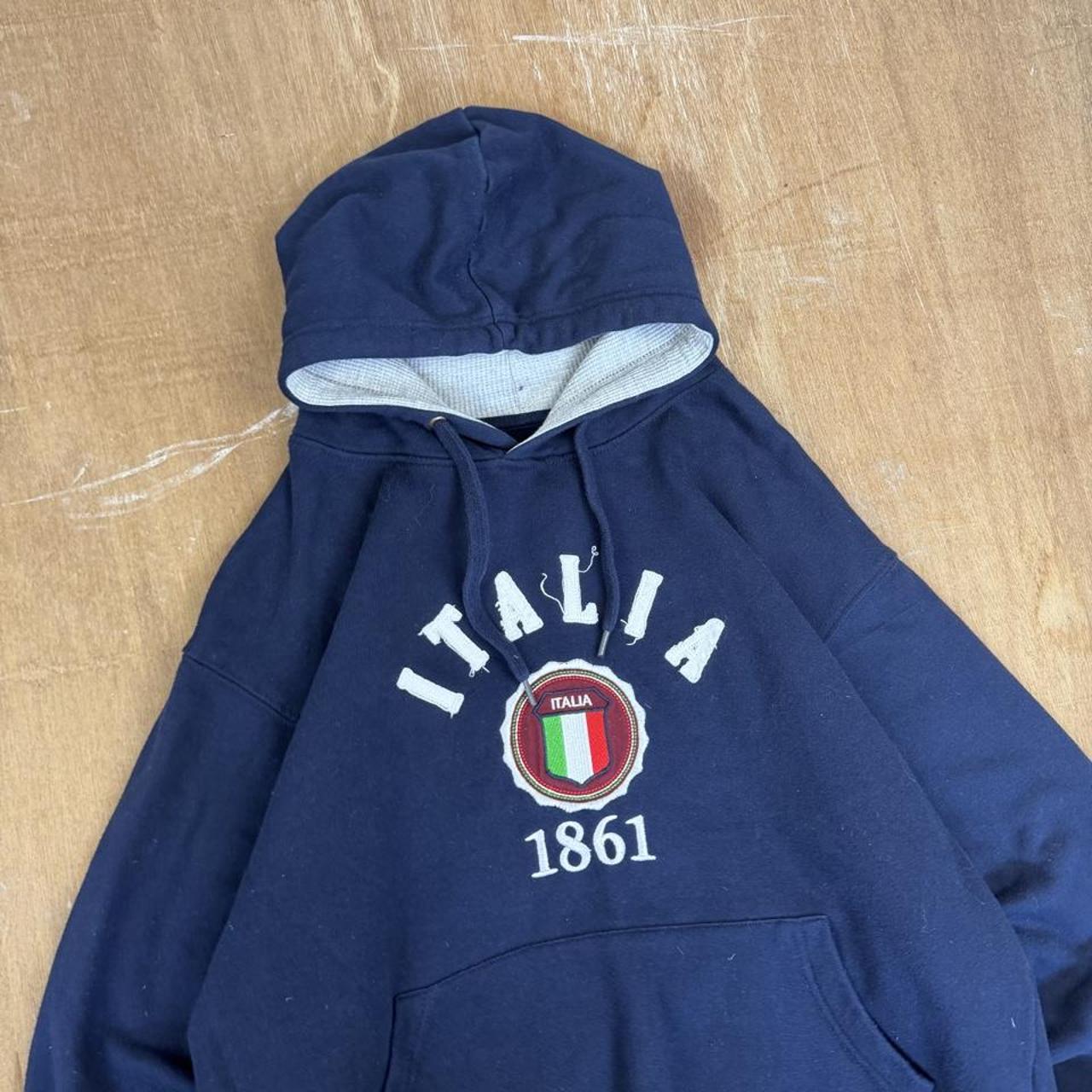Italia vintage Y2K football Italian 2000s hoodie