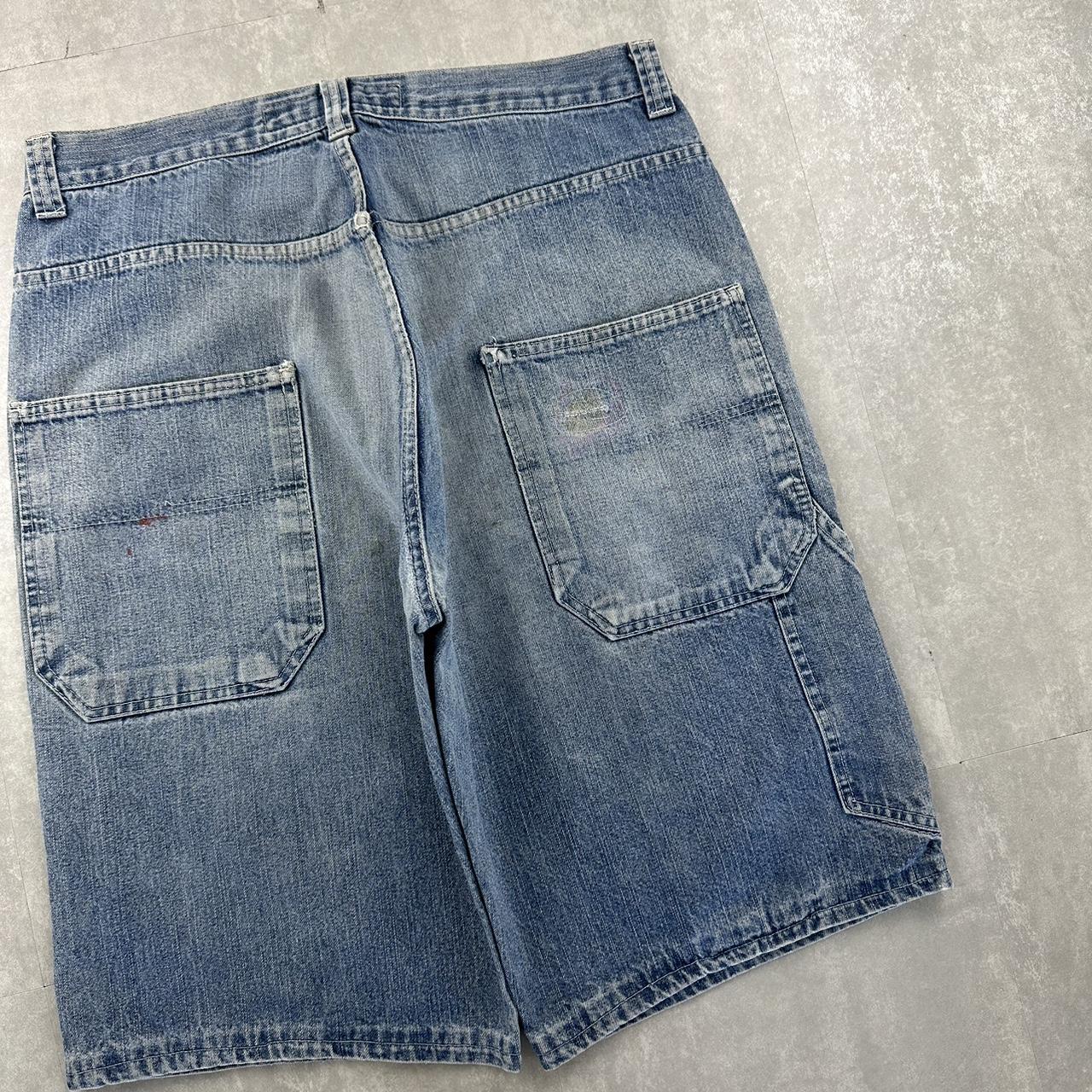 X Care 2000s spellout carpenter style jorts