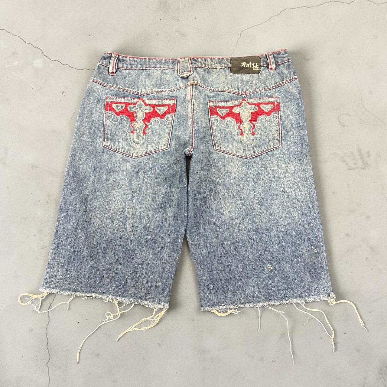 Vintage 2000s hip hop baggy relaxed denim jorts shorts