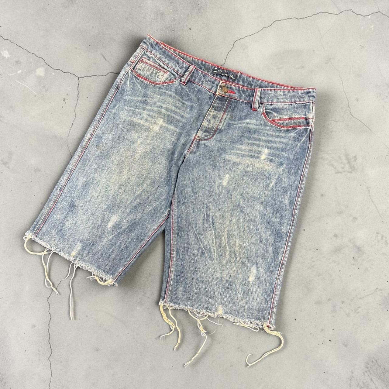 Vintage 2000s hip hop baggy relaxed denim jorts shorts