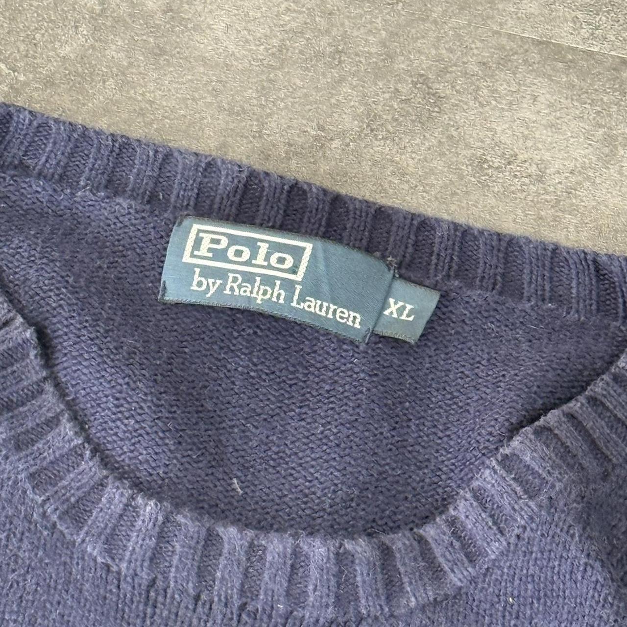 Polo Ralph Lauren 90s chunky knit heavyweight round neck jumper