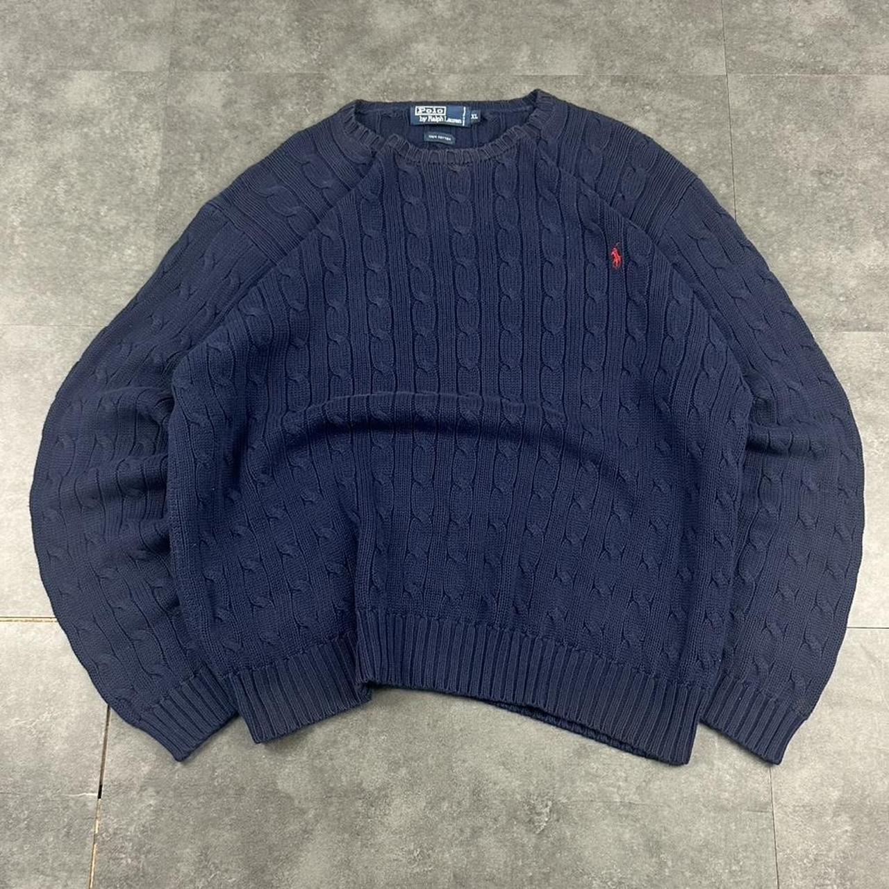 Polo Ralph Lauren 90s heavyweight chunky cable knit pullover knit Jumper