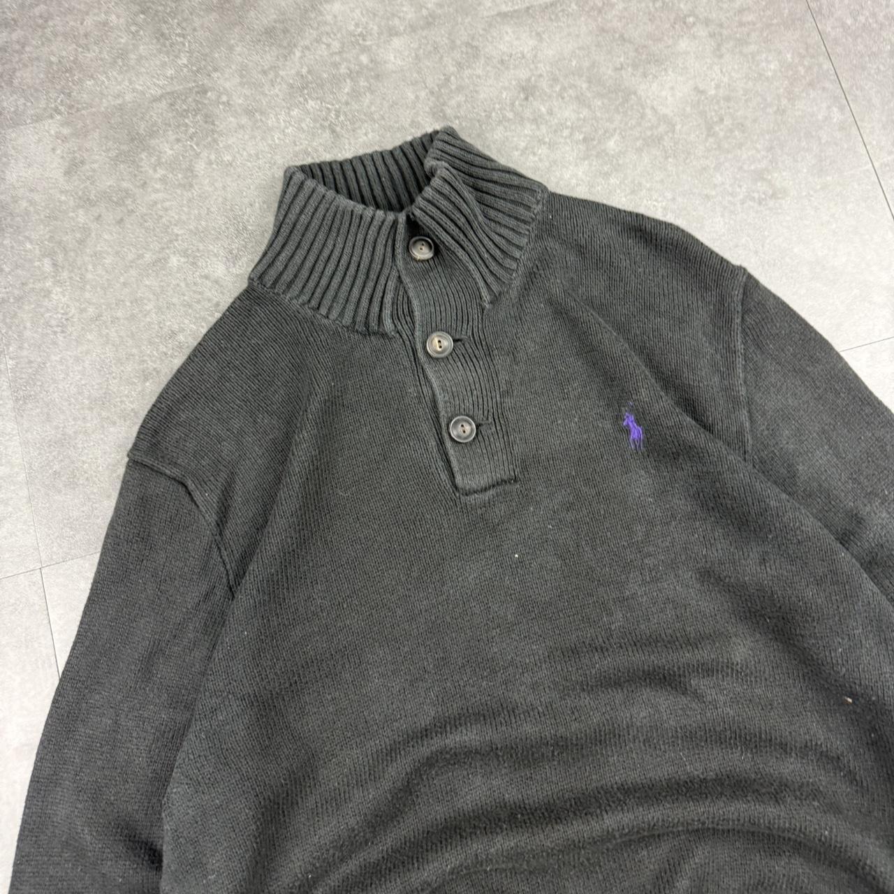 Polo Ralph Lauren 90s chunky knit button down jumper