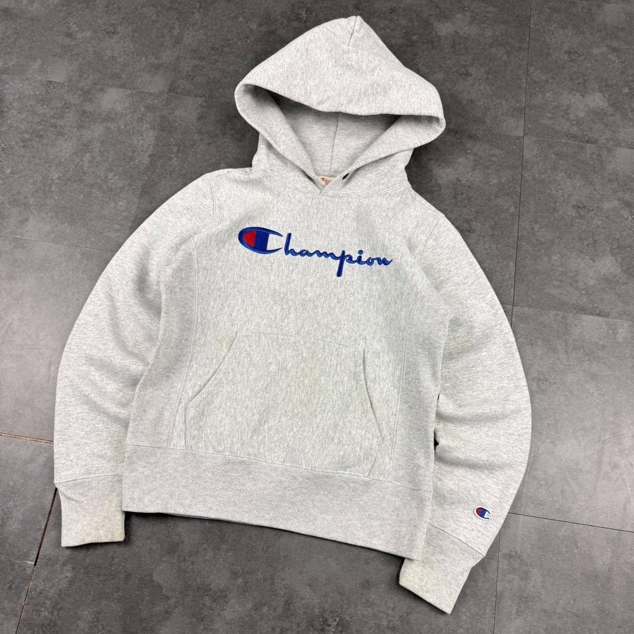 Vintage Champion USA sportwear big Logo classic embroidered hoodie