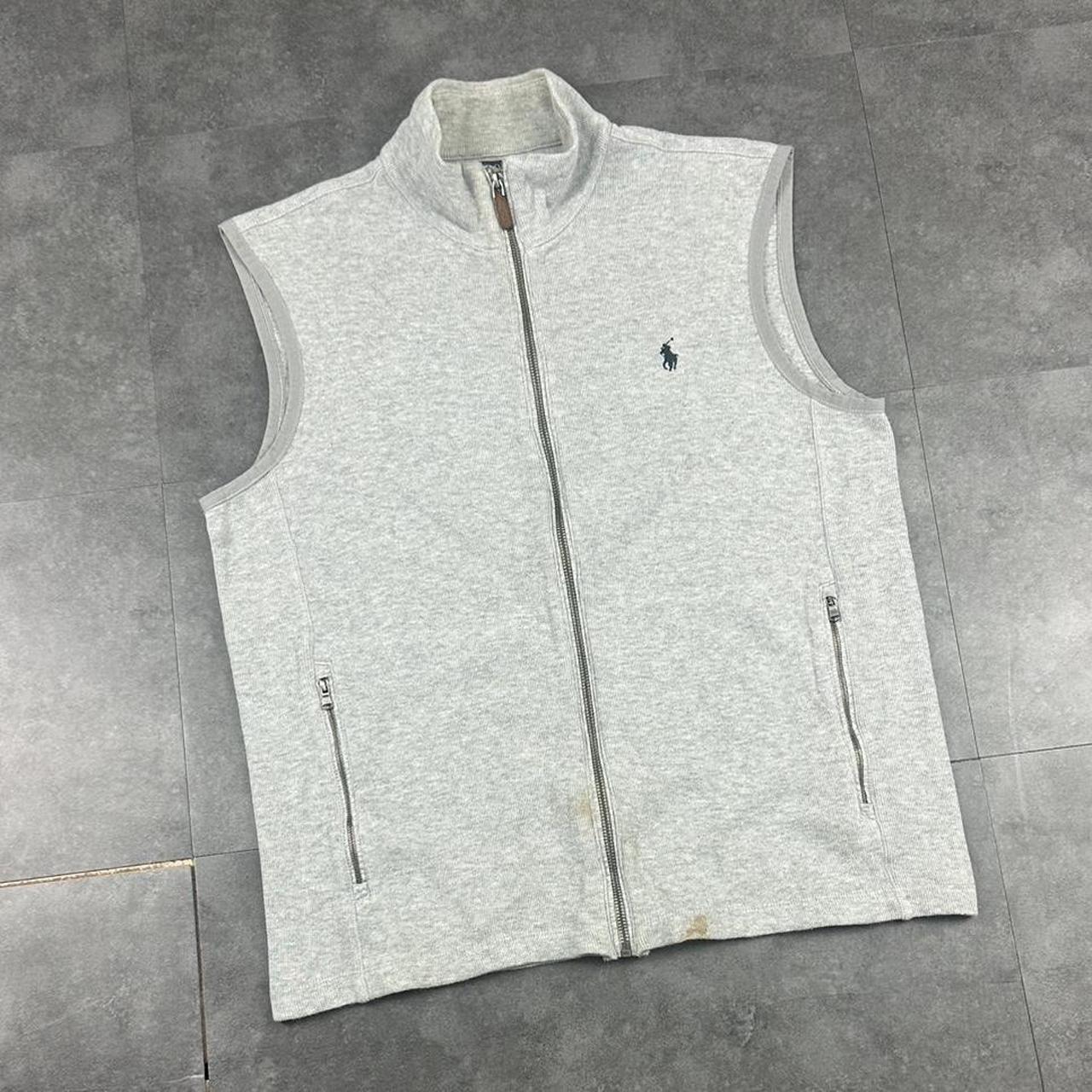 Polo Ralph Lauren 90s chunky knit pullover knit zip up vest