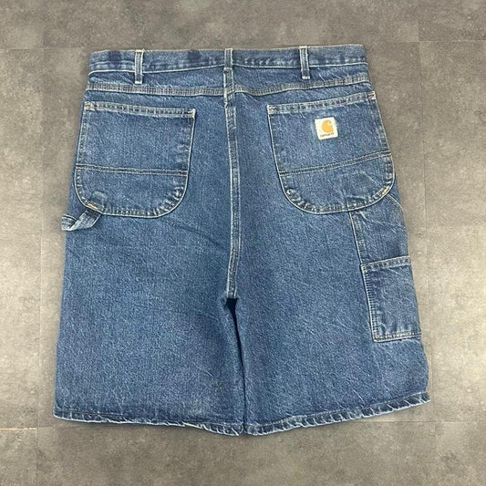 Carhartt 2000s dungaree workwear comfort fit cargo shorts