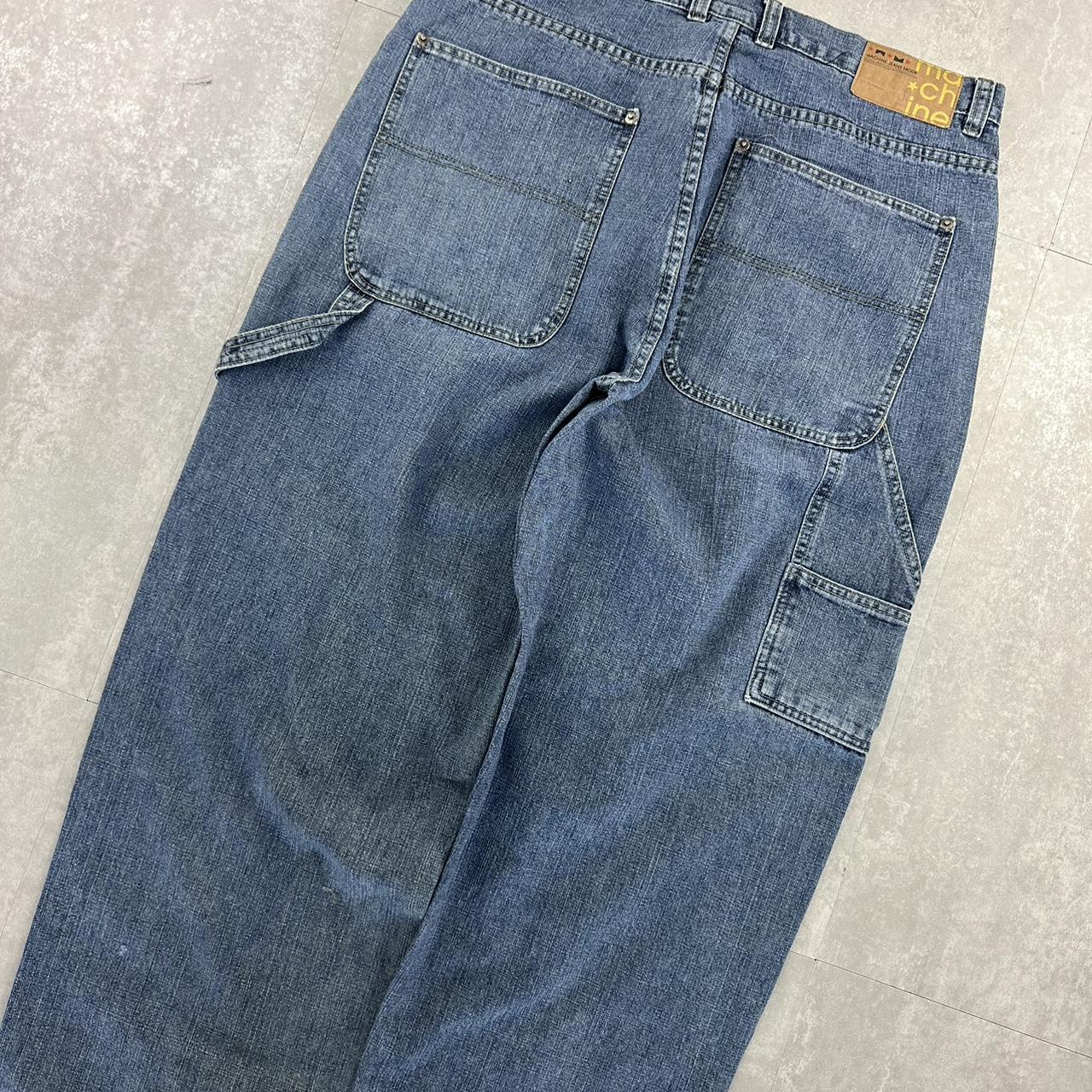 Machine grunge jeans 2000s spellout carpenter jeans