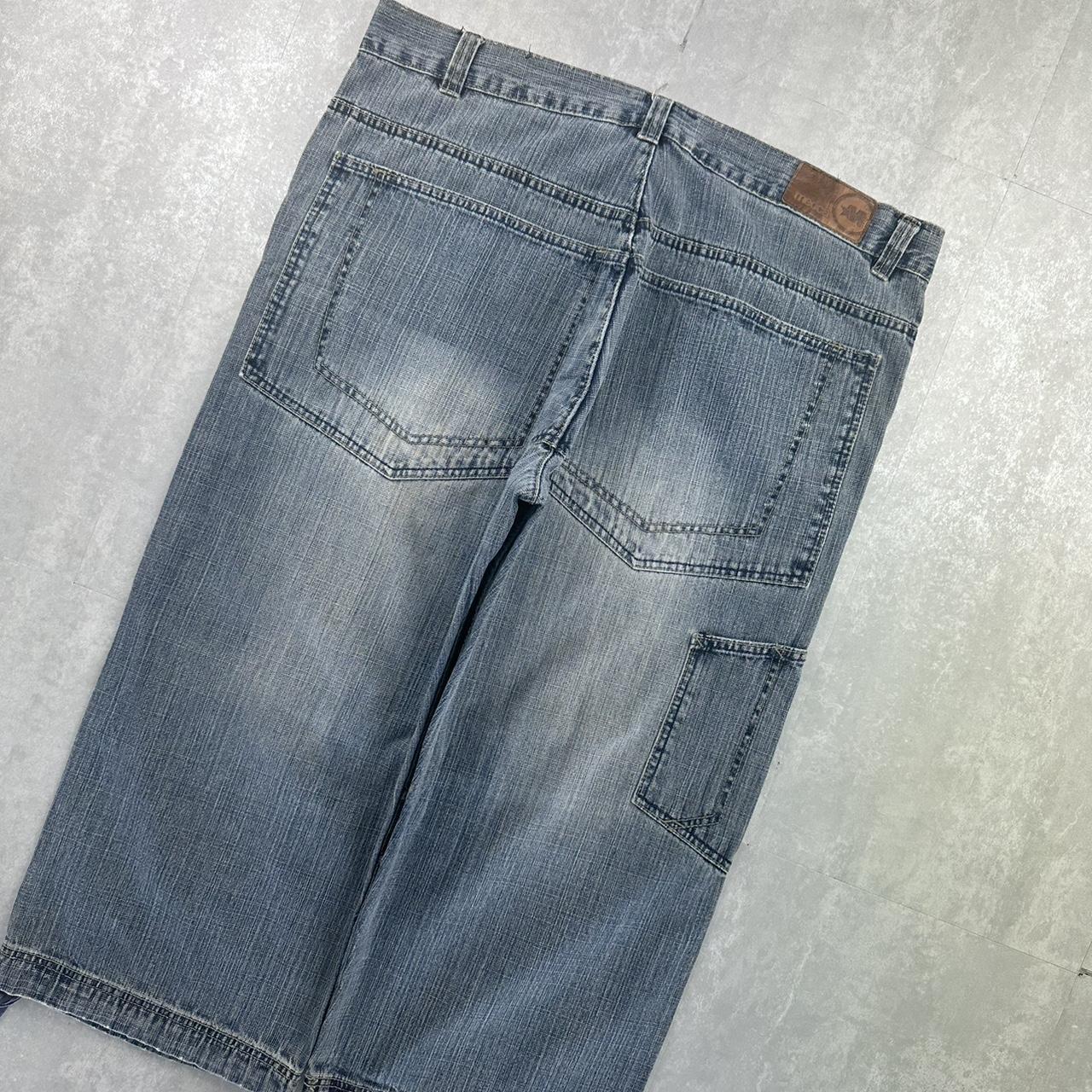 Mecca Japanese style 2000s spellout carpenter style jorts