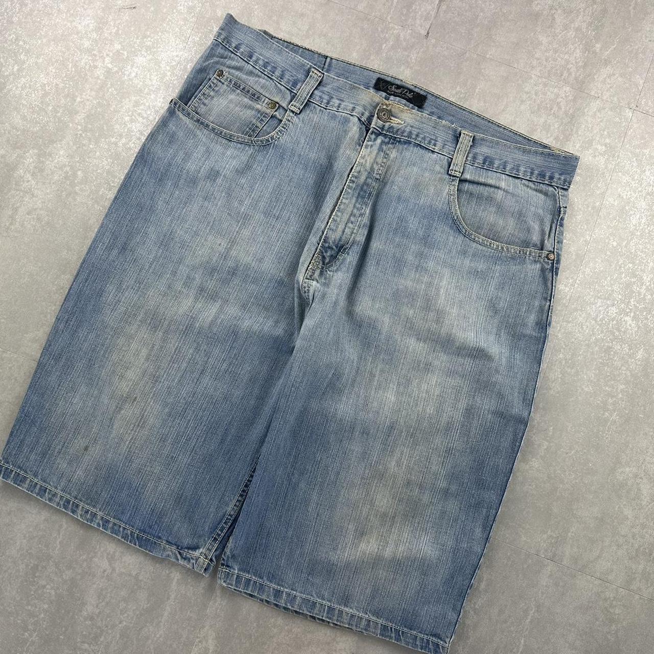 Southpole 2000s spellout carpenter style jorts