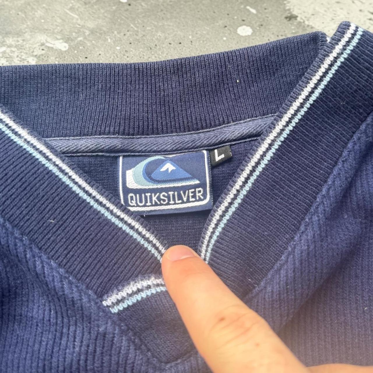 Quiksilver Chord Vintage Y2K Surfwear 2000s spellout sweatshirt