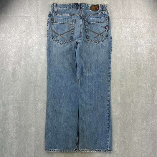 Quiksilver denim jeans 2000s spellout carpenter jeans