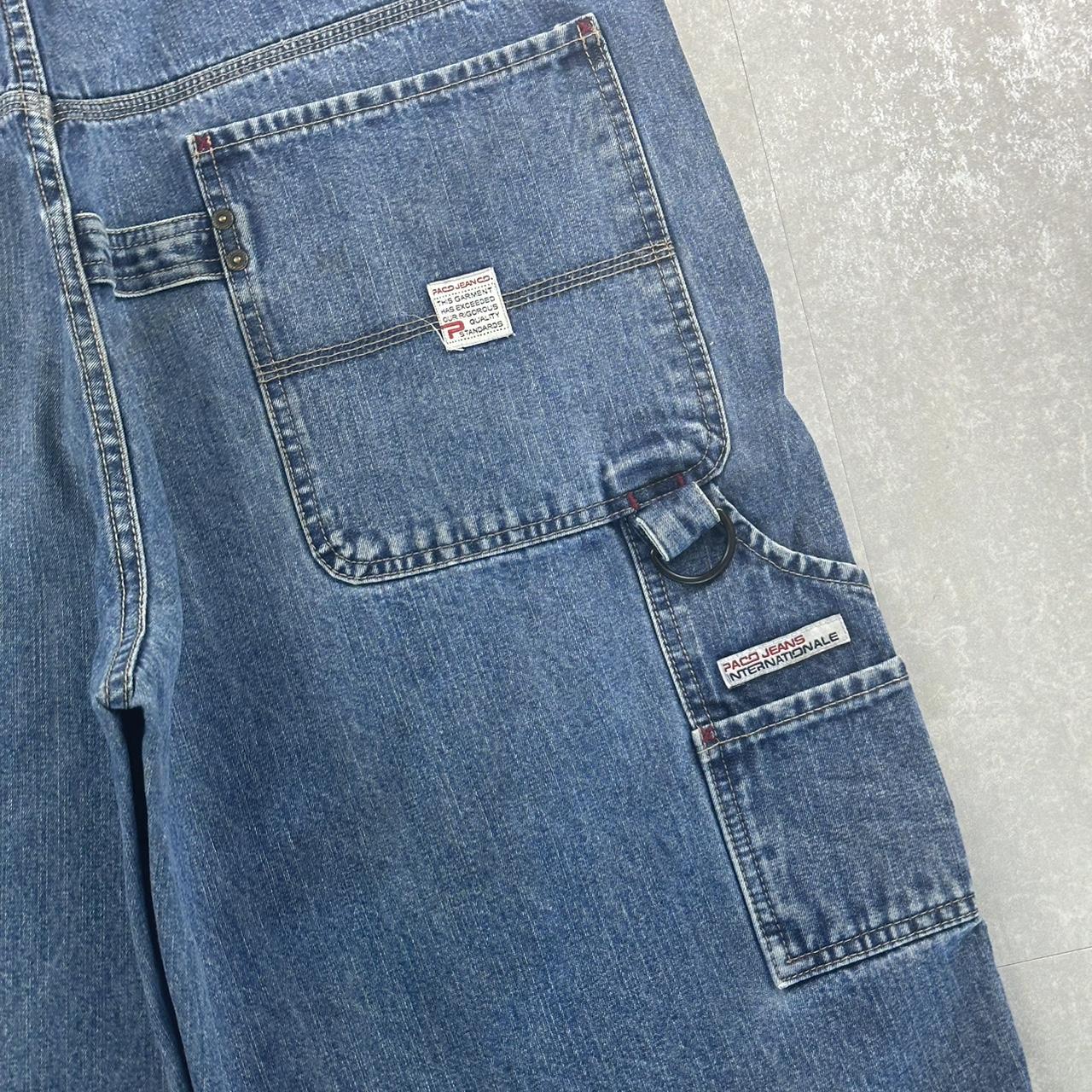 Paco Jeans 2000s spellout carpenter style jorts