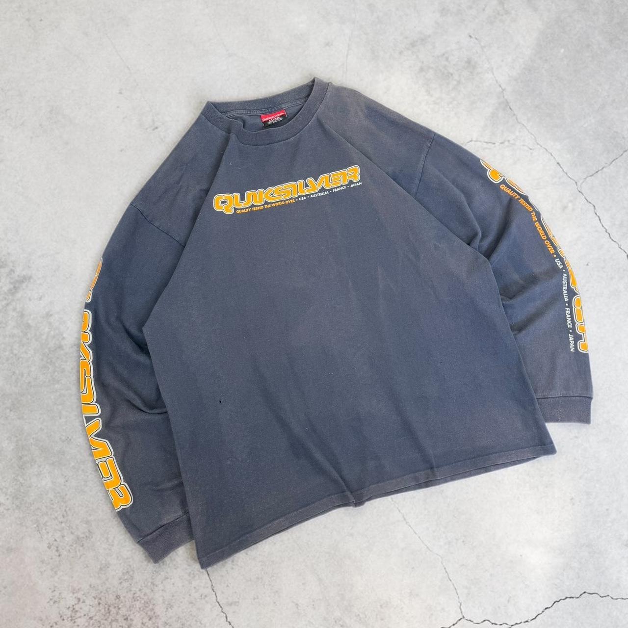 Rare Quiksilver Vintage Y2K Surfwear long sleeve T-Shirt