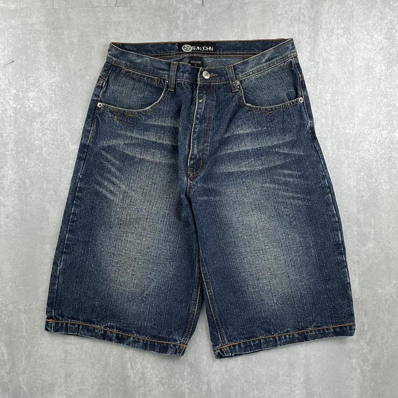 Sean John 2000s spellout carpenter fit skate jorts