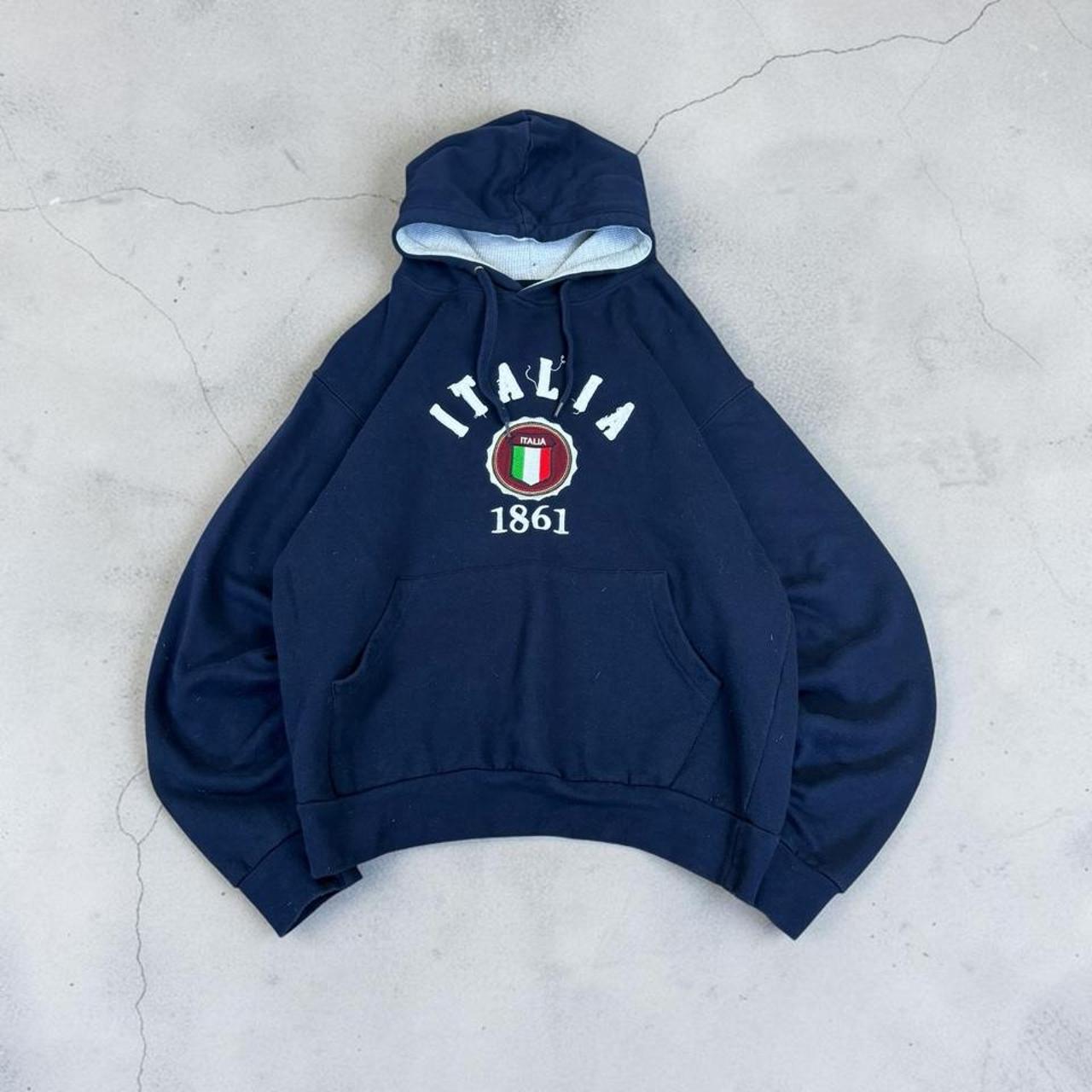 Italia vintage Y2K football Italian 2000s hoodie