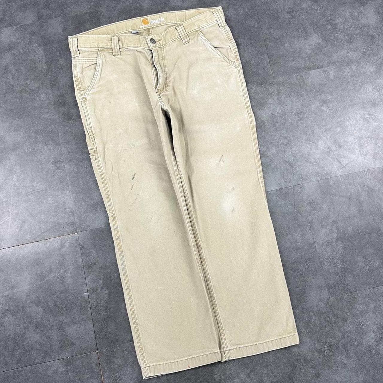 Carhartt 2000s dungaree workwear comfort fit cargo trousers