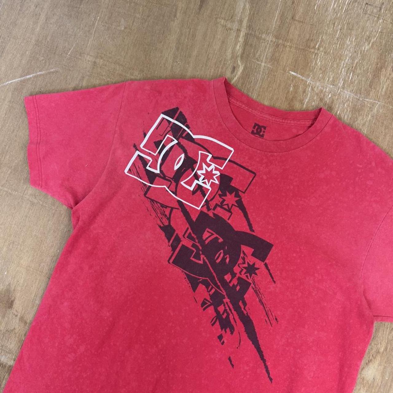 Dc Shoes Vintage Y2K red skater T-Shirt