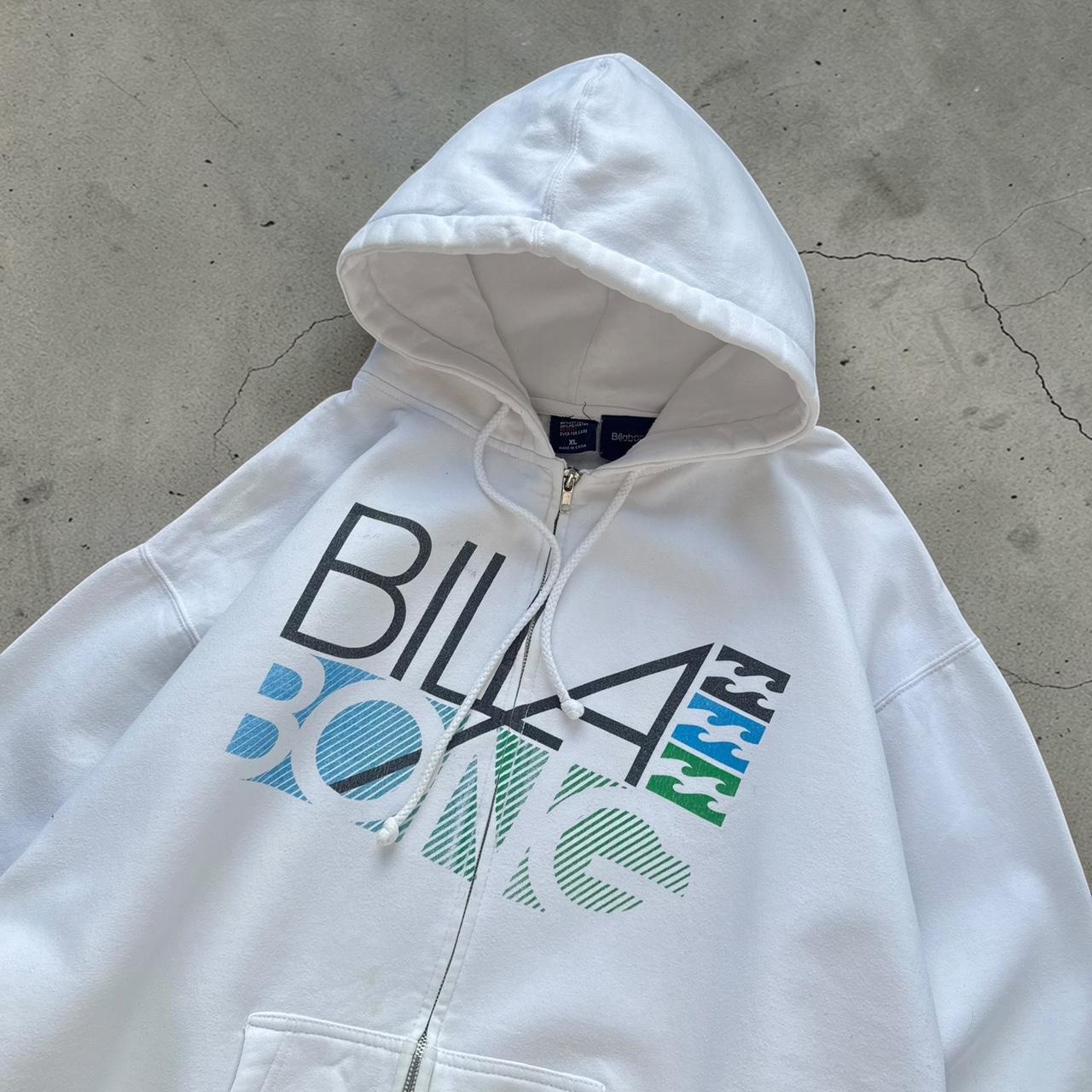 Billabong Vintage Y2K Surfwear 2000s white hoodie