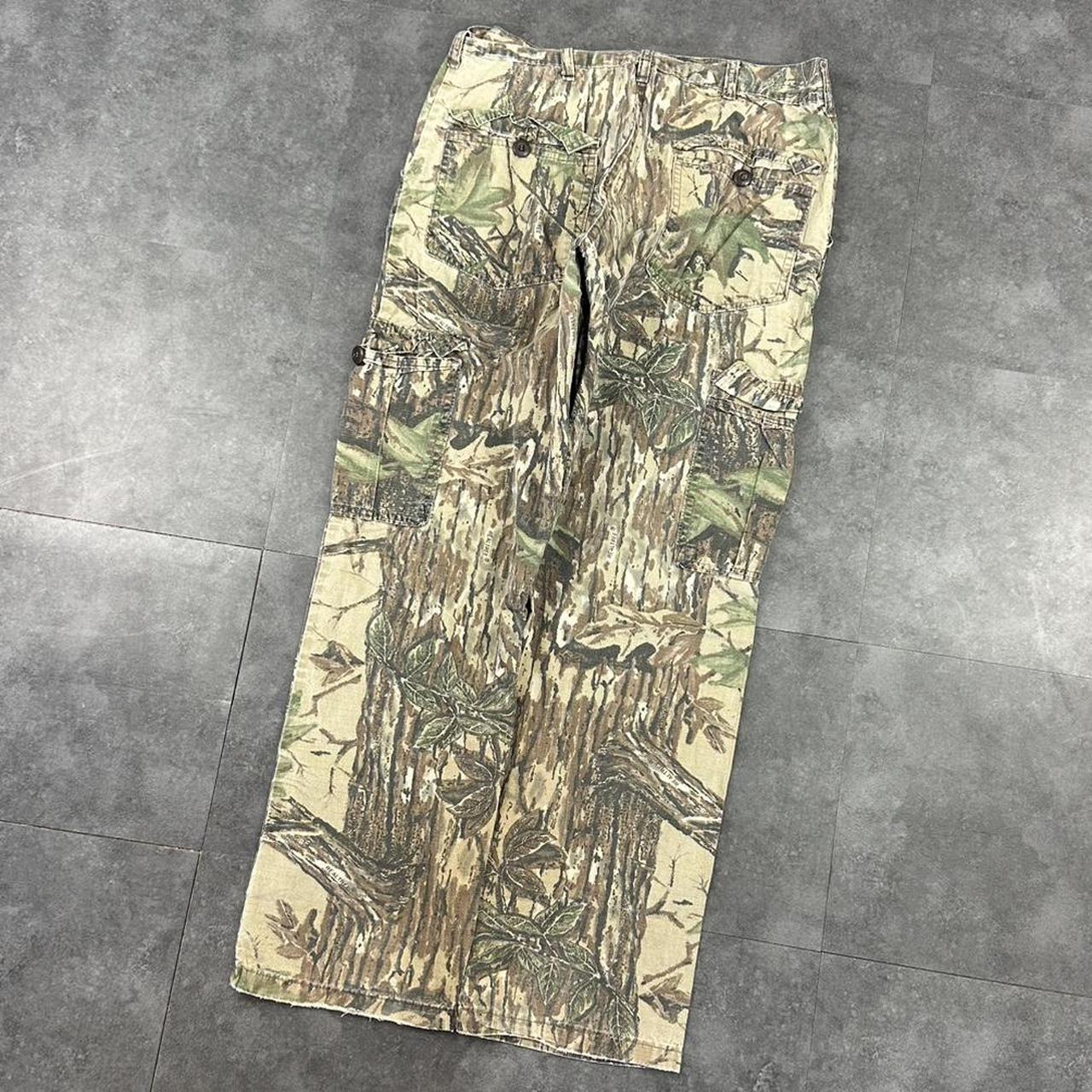 Realtree camo Mossy oak 2000s dungaree workwear cargo trousers