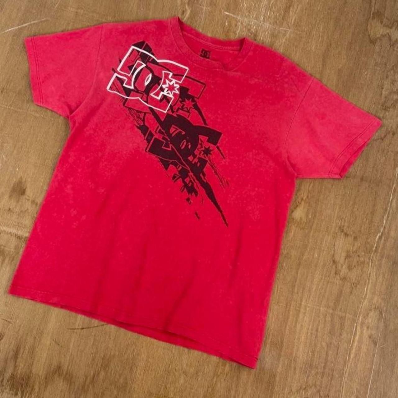 Dc Shoes Vintage Y2K red skater T-Shirt