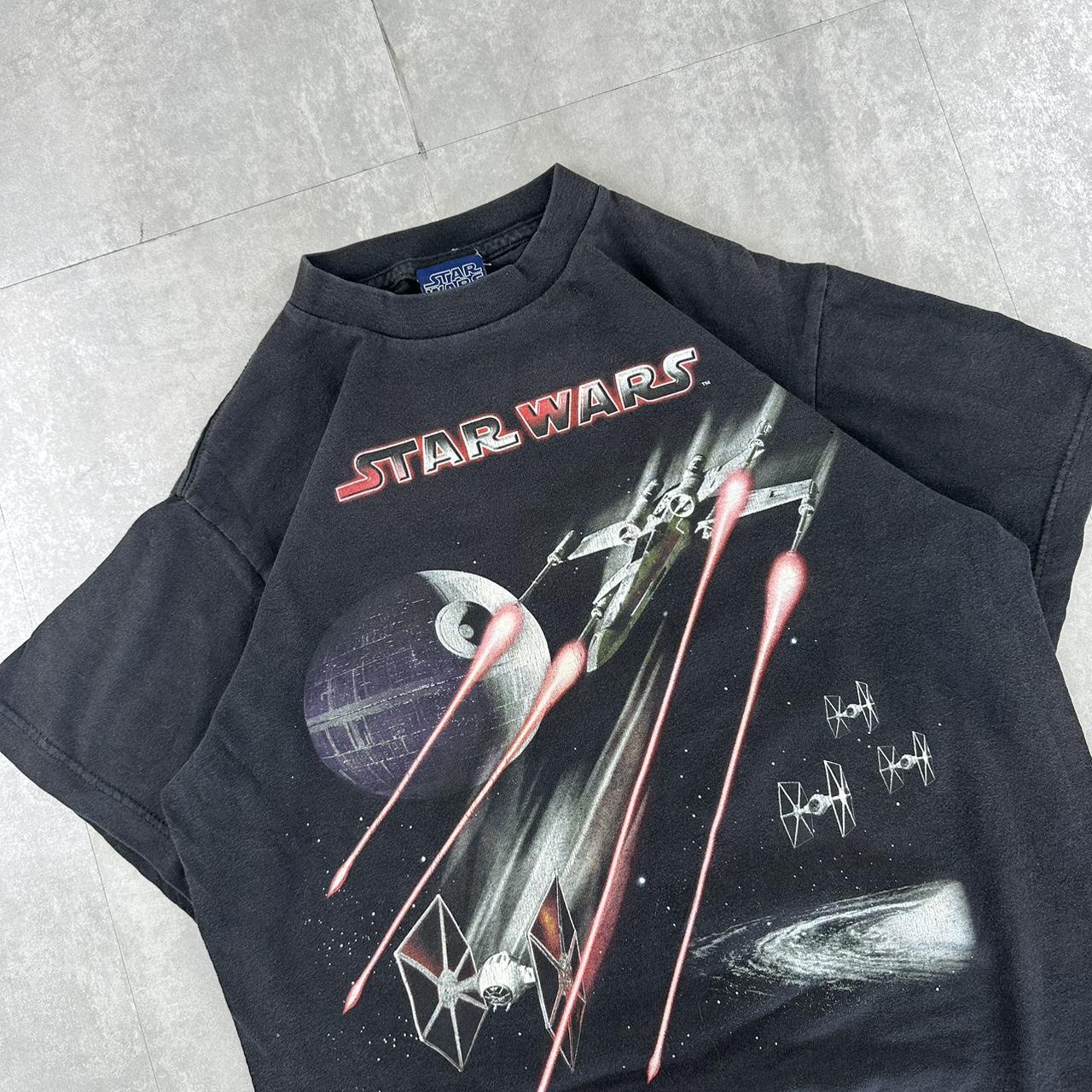 Rare Star Wars 90s/2000s Death Star space battle T