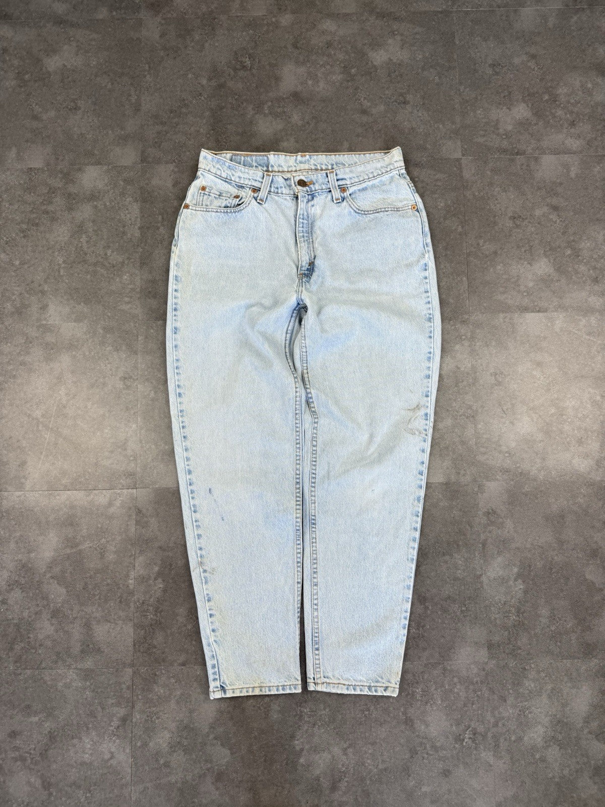 Levi's Vintage 90s 512 Jeans Mens Blue Slim Tapered light wash W28 L28
