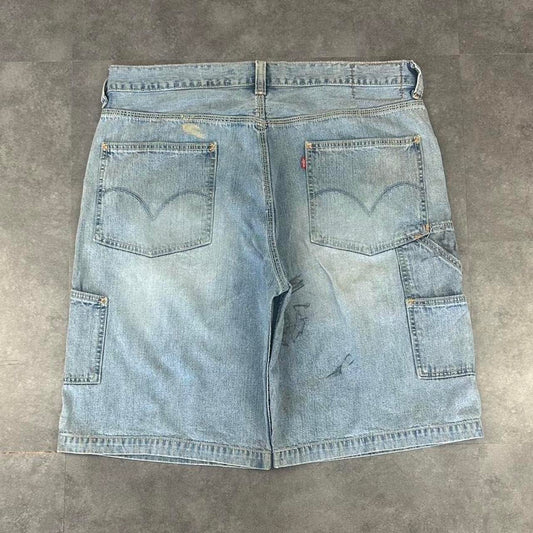 Levi 2000s 505 carpenter baggy skate denim short Jorts