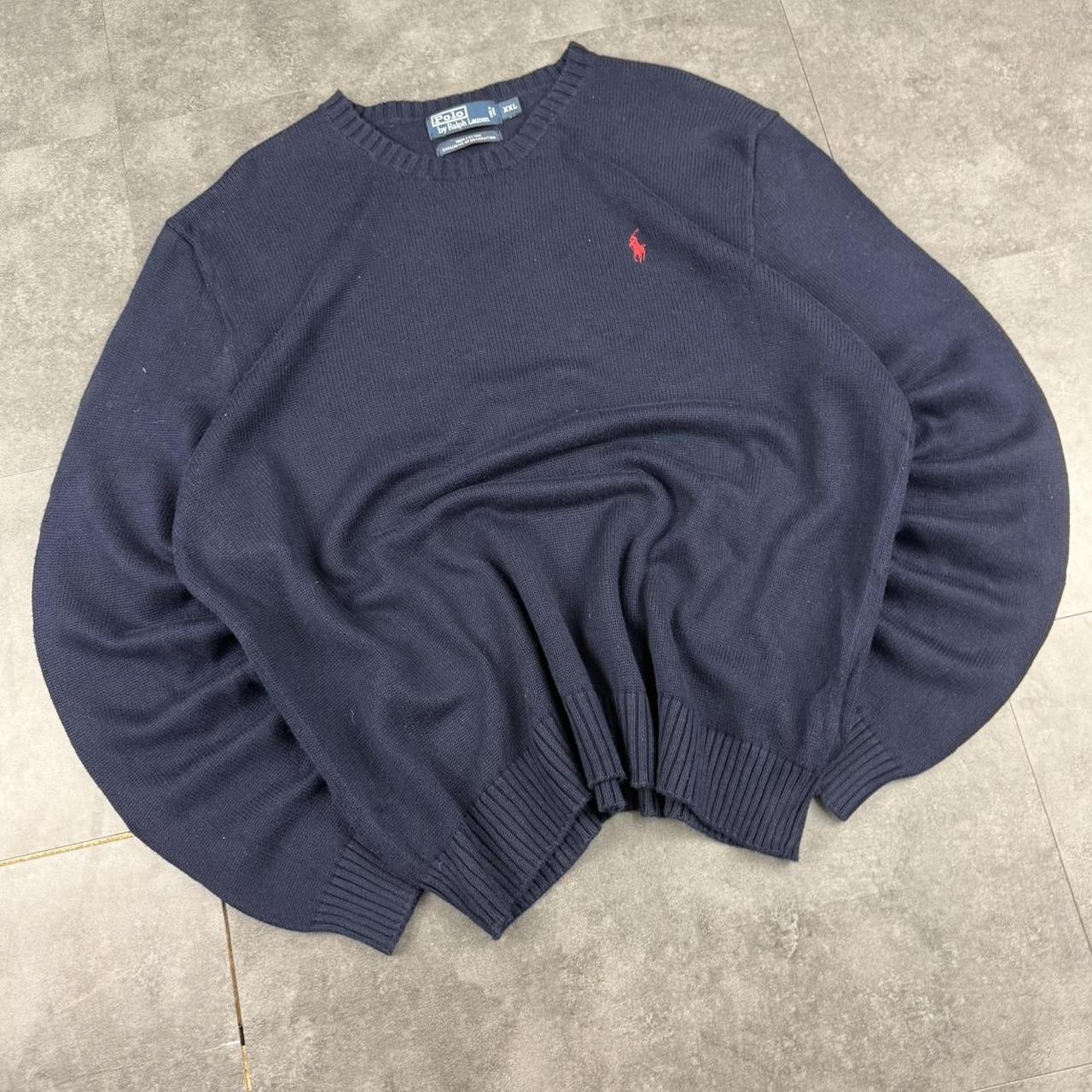Polo Ralph Lauren 90s super chunky knit heavyweight fisherman’s jumper
