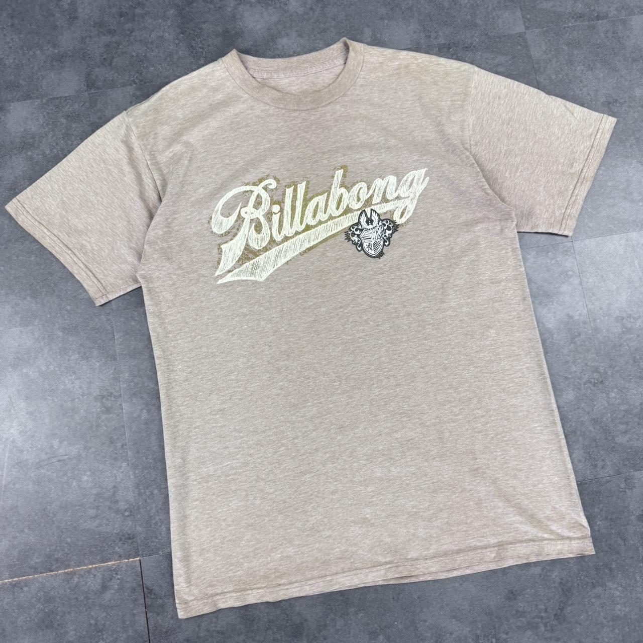 Billabong 2000s surf Y2K logo print graphic T shirt