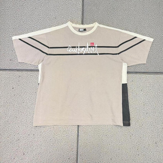 Quiksilver Vintage Y2K Surfwear logo boxy T-Shirt