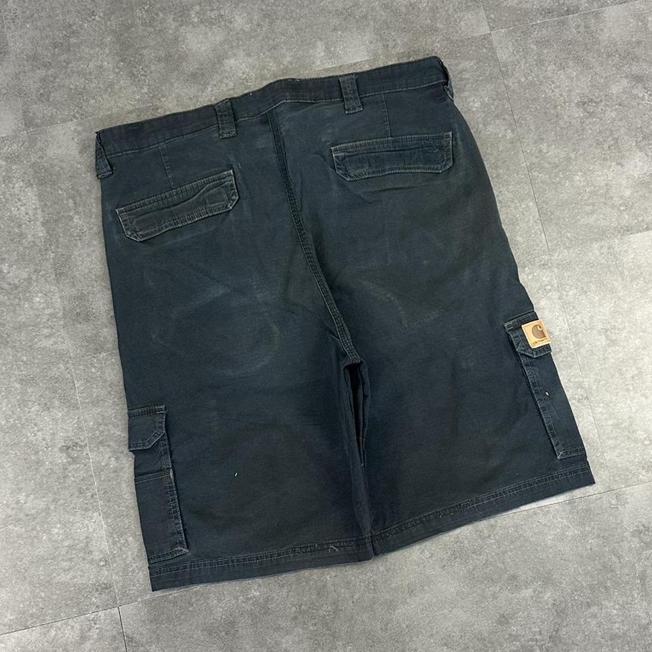 Carhartt 2000s dungaree workwear comfort fit cargo shorts