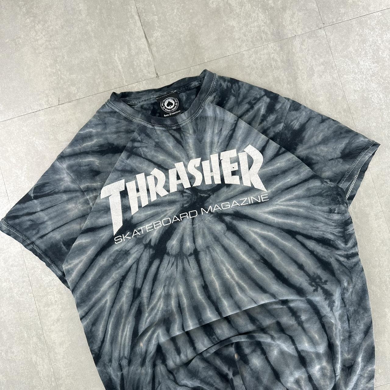 Thrasher 2000s skateboarding T shirt