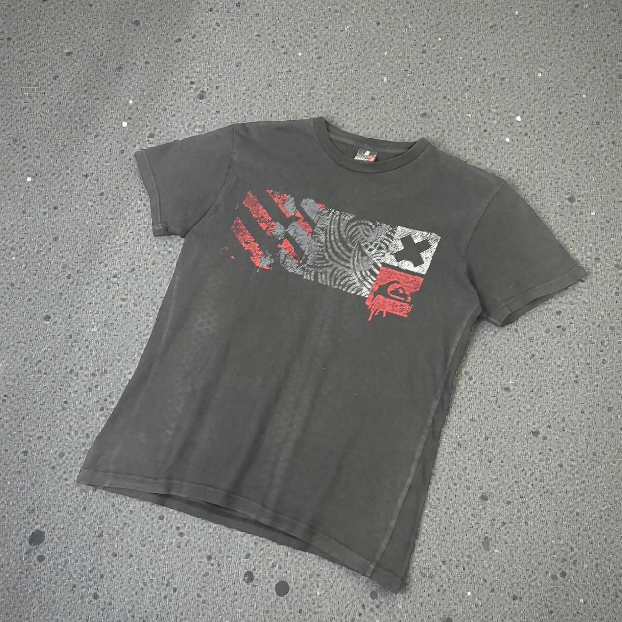 Quiksilver Vintage Y2K Surfwear logo box T-Shirt