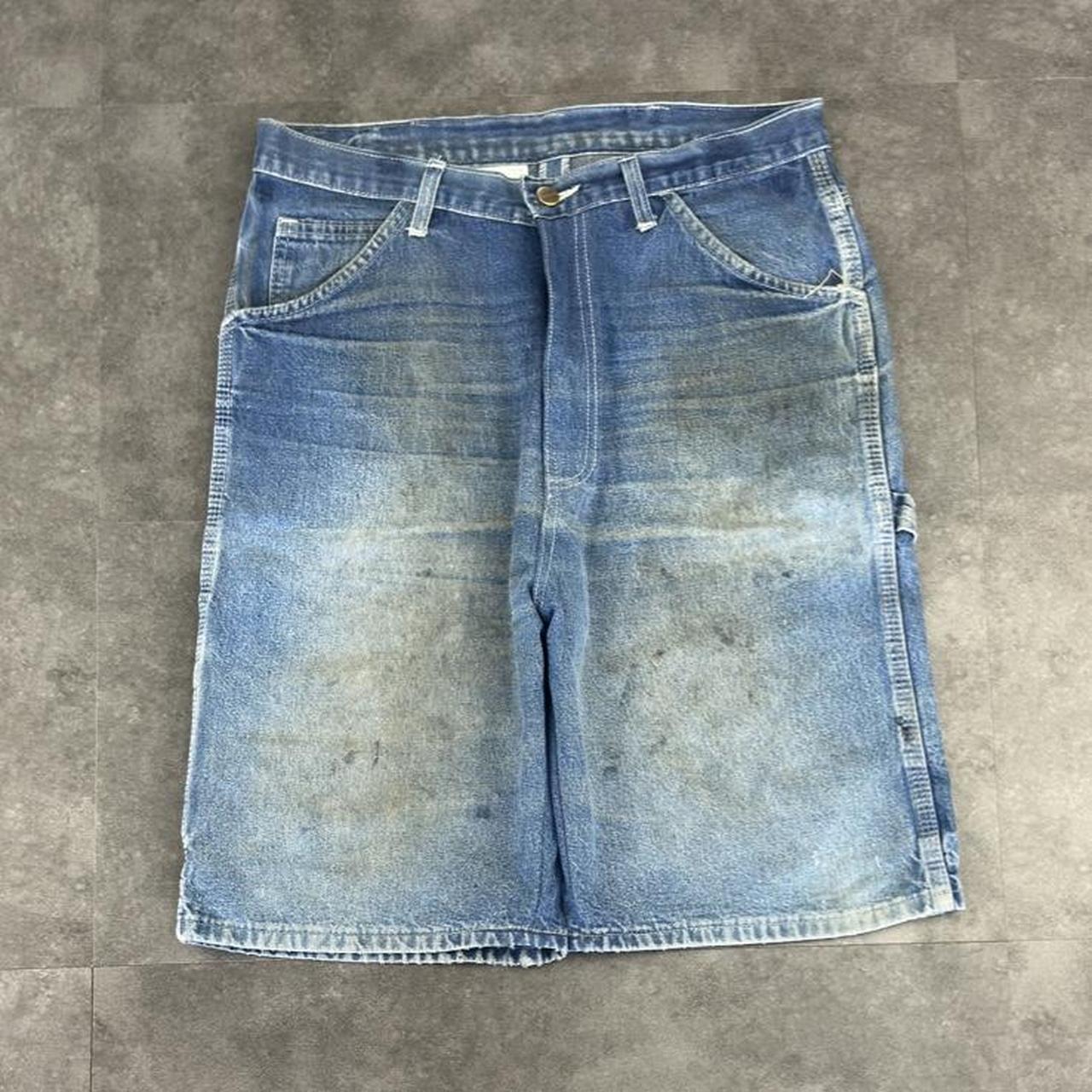 Carhartt 2000s dungaree workwear comfort fit cargo shorts