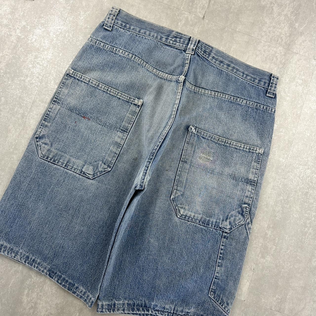 X Care 2000s spellout carpenter style jorts