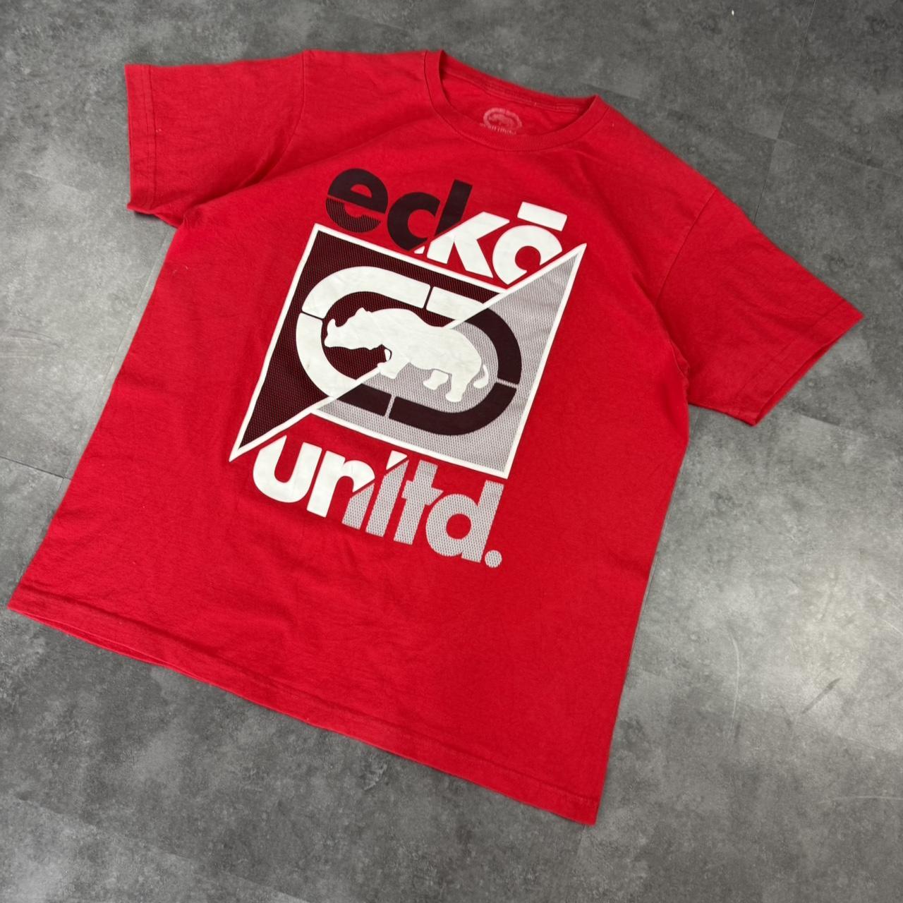 Ecko unltd 2000s vintage 90s Y2K grunge skull gothic grunge hiphop Skater T-Shirt