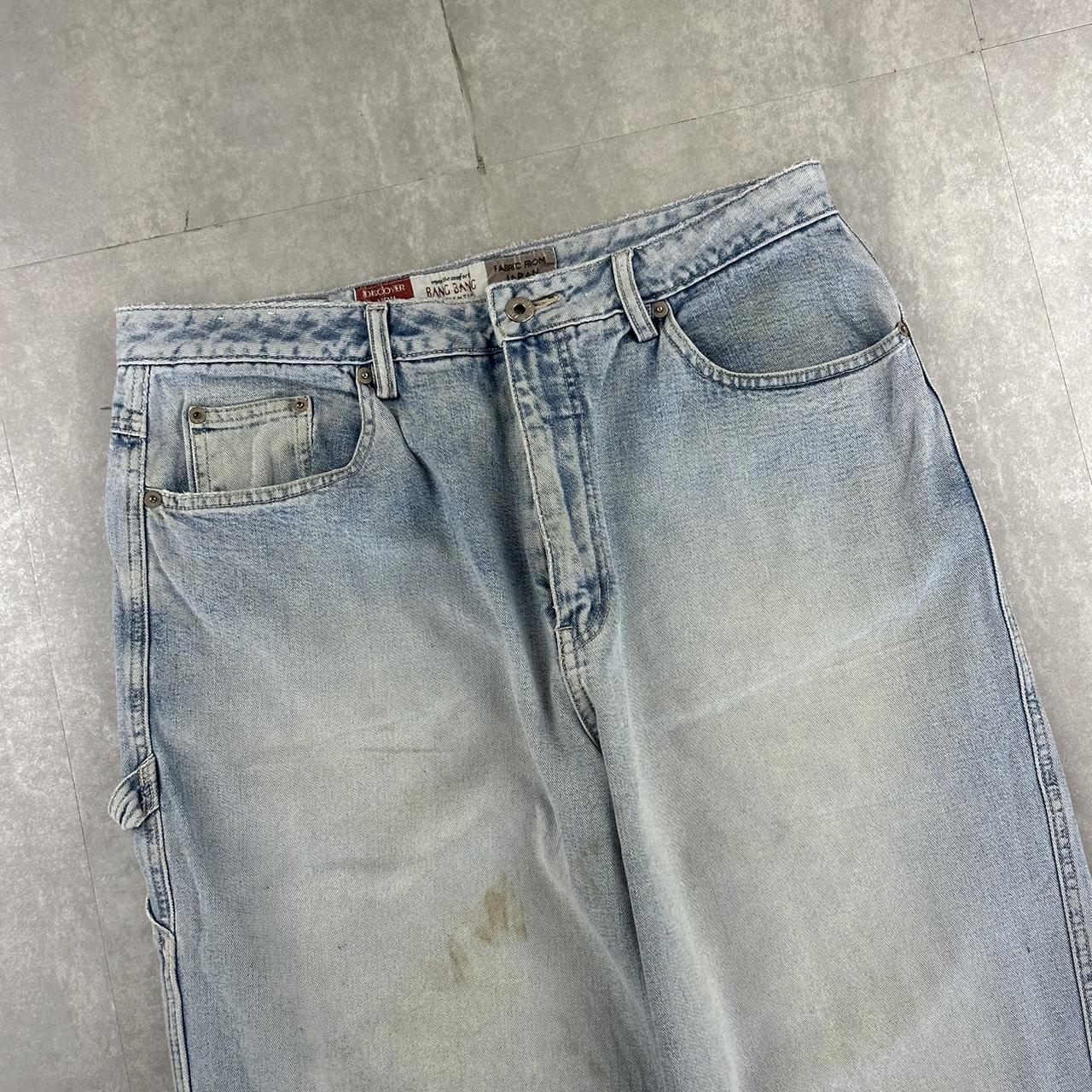 Japanese style 2000s spellout carpenter fit skate cargo jorts