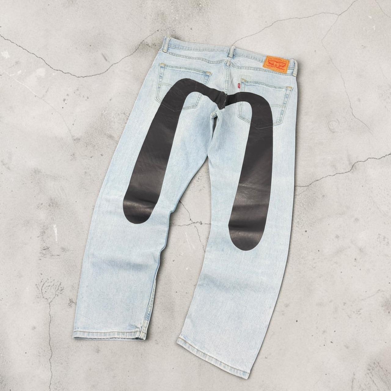 Levi's 502 x Evisu 2000s Reworked vintage