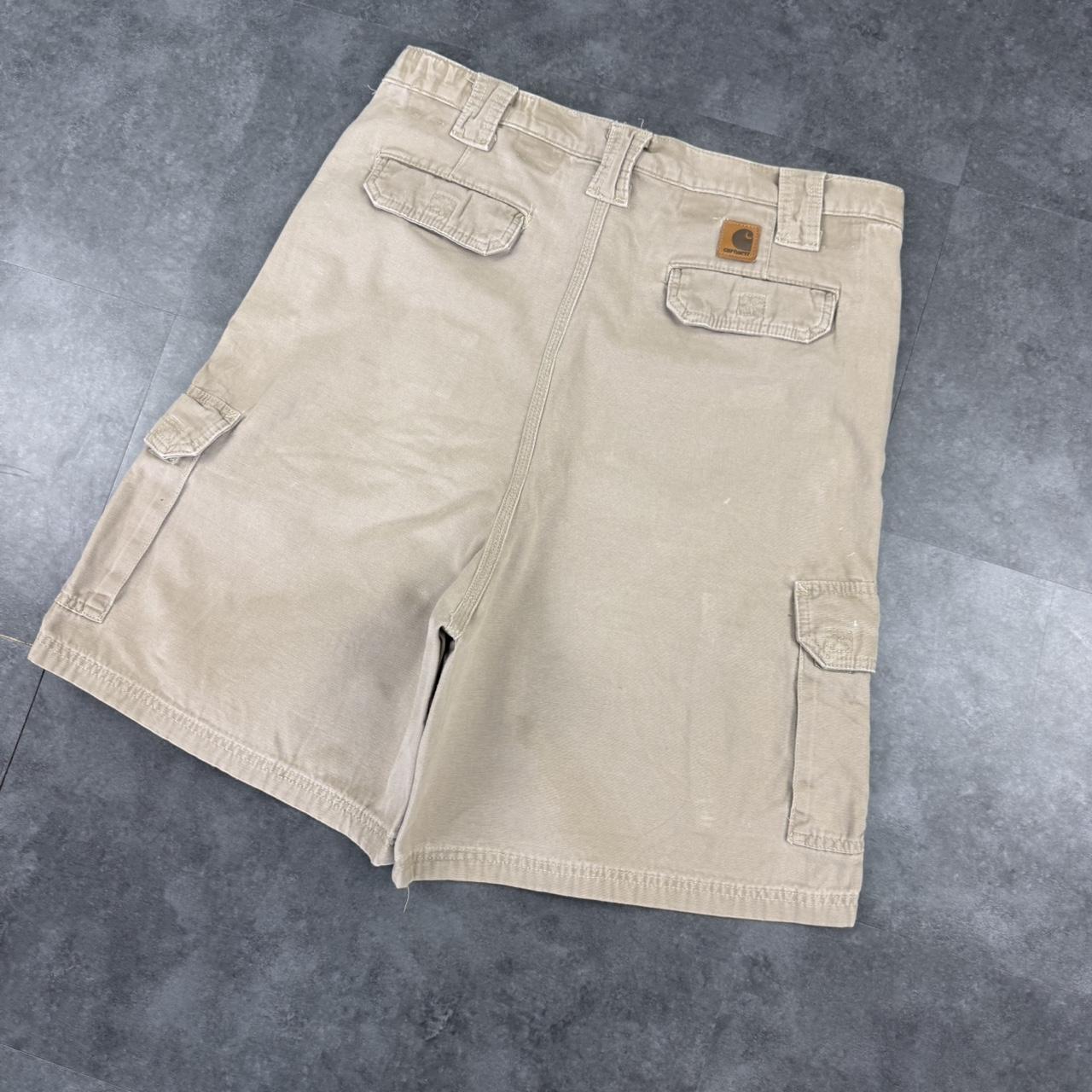 Carhartt 2000s dungaree workwear comfort fit cargo shorts