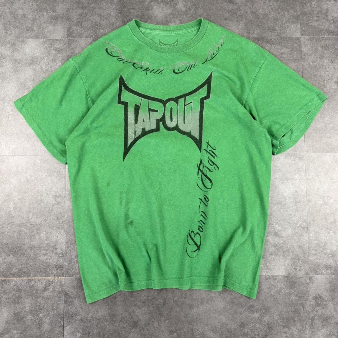 Tapout 2000s skate mma elite affliction Spellout graphic T shirt