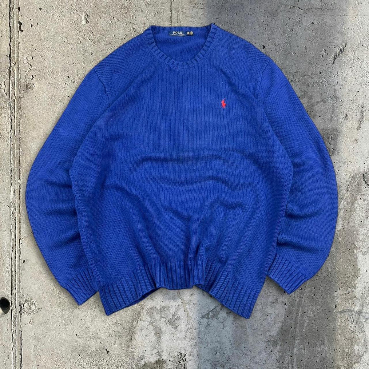 Chunky Ralph Polo Ralph Lauren 90s chunky knit jumper – Nighttime Vintage